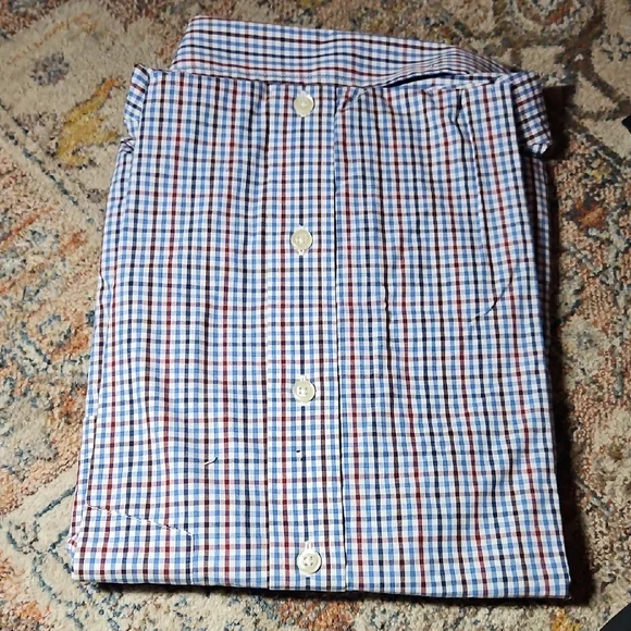 Izod Men's Multicolor Checkered Shirt - Picture 5 of 7